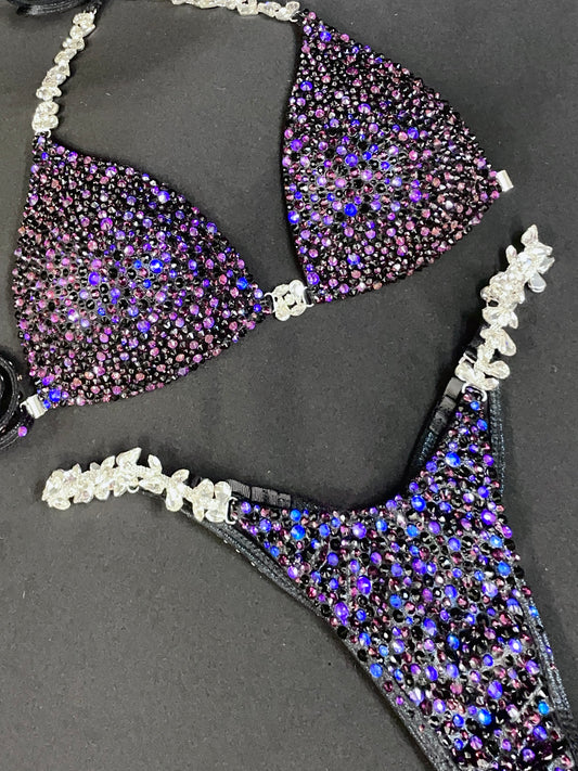 Black Fabric Bikini (TN805)