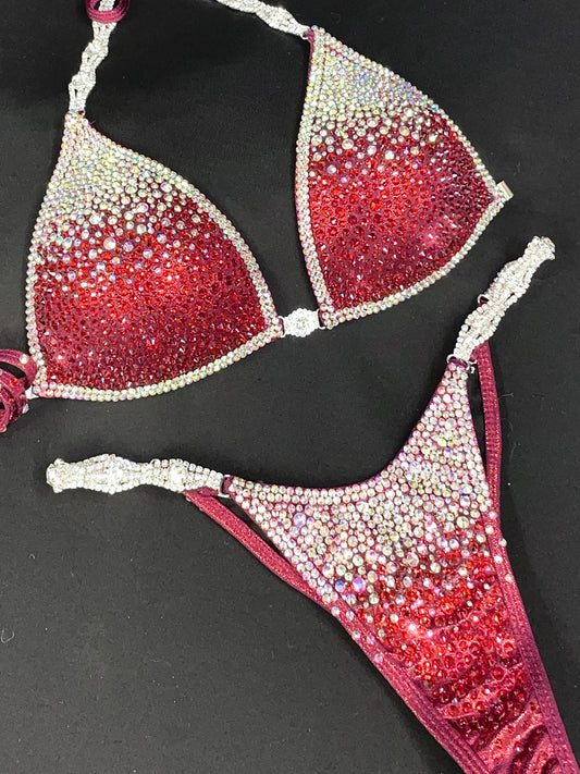 Maroon Bikini Suit (TN218)