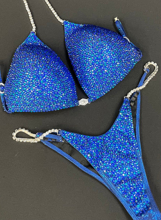 Blue with mix of blue stones (TN677)