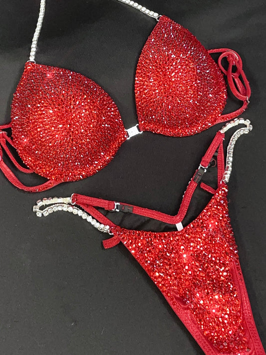 RED ON RED Bikini (TN433)