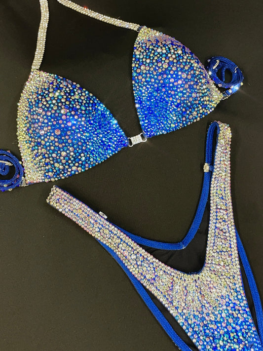 Blue Ombré Figure Suit (TN478)