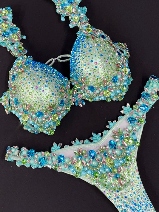 DIVA/WBFF Turquoise Suit (TN444)