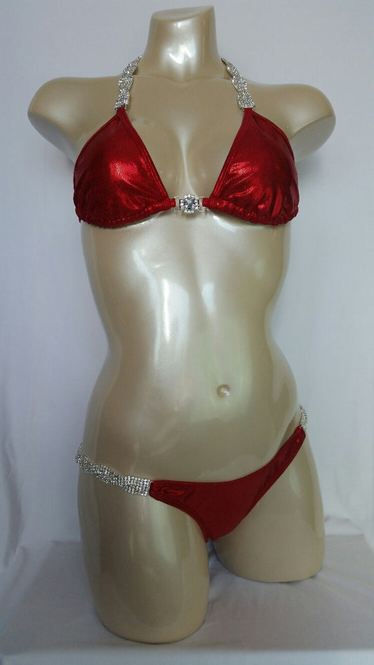 Red Posing Suit