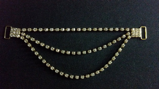 Gold Triple Cascade Bottom Connector