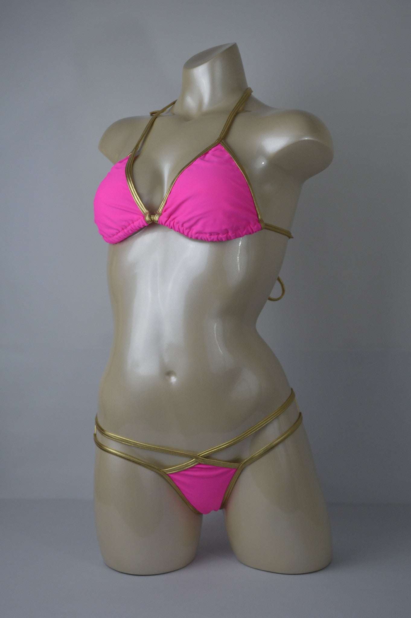 Neon Pink & Gold Viper