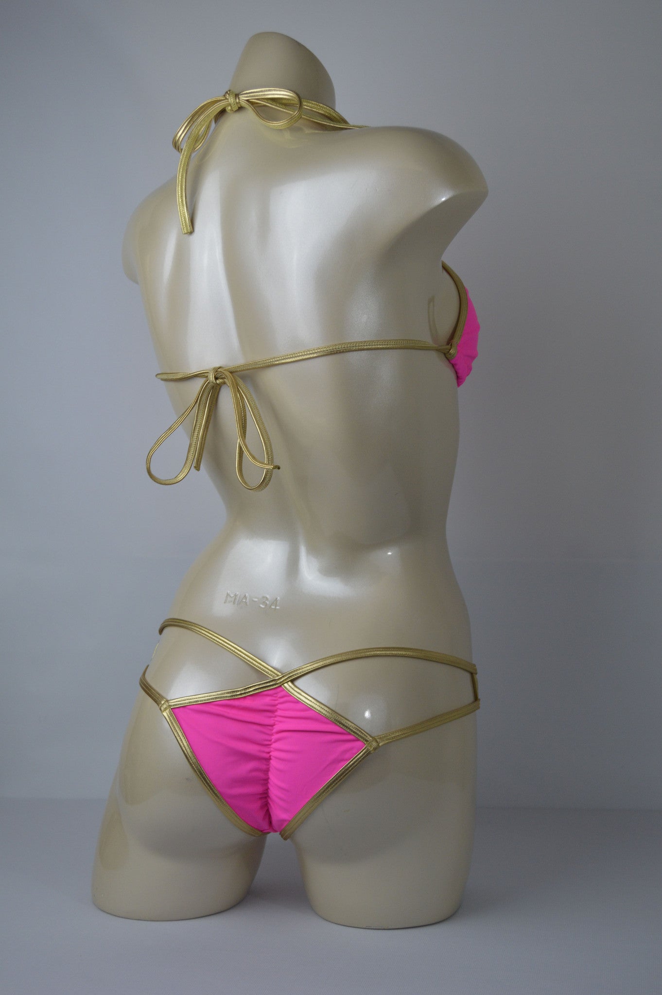 Neon Pink & Gold Viper