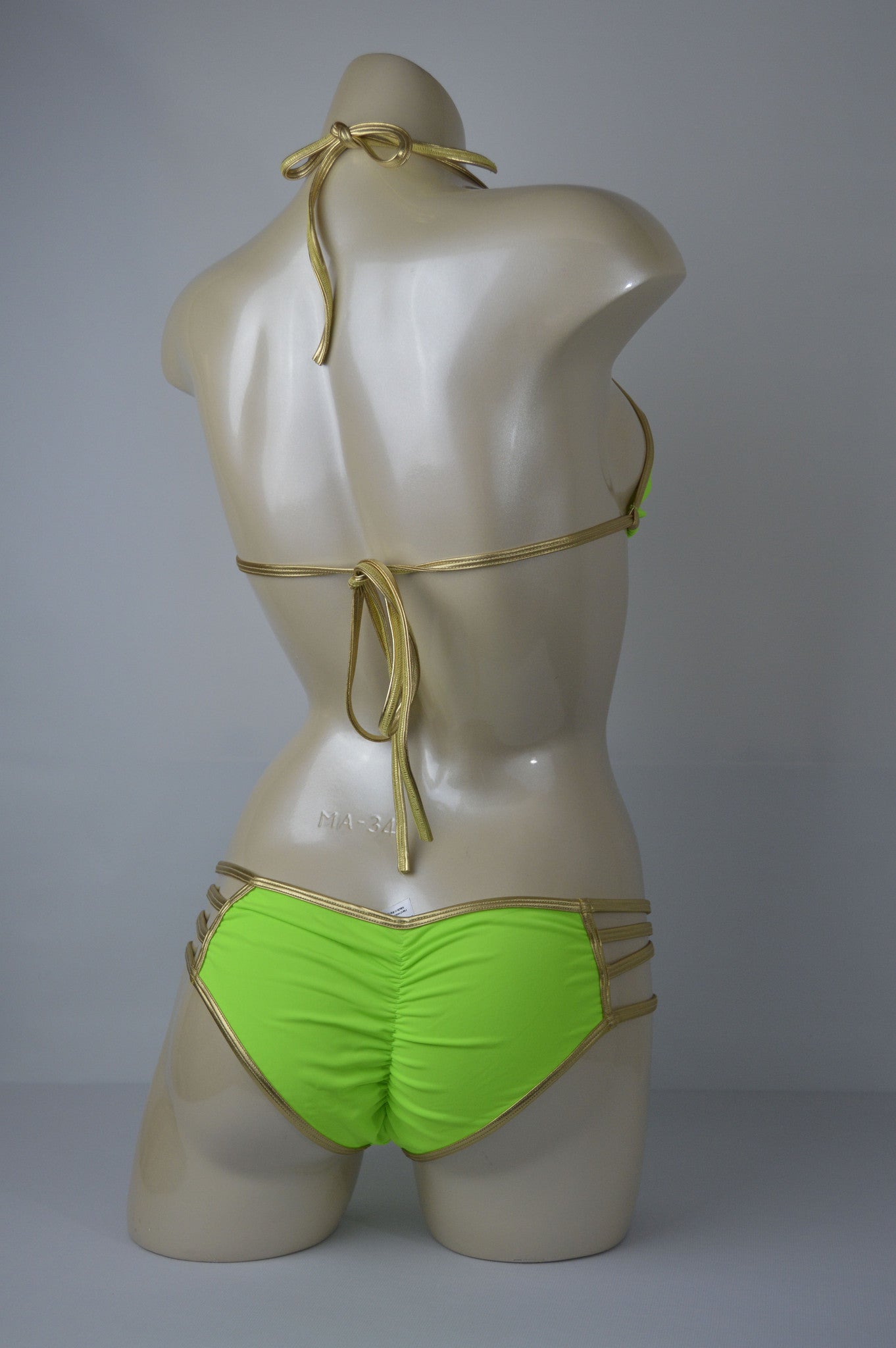 Neon Green & Gold Bands