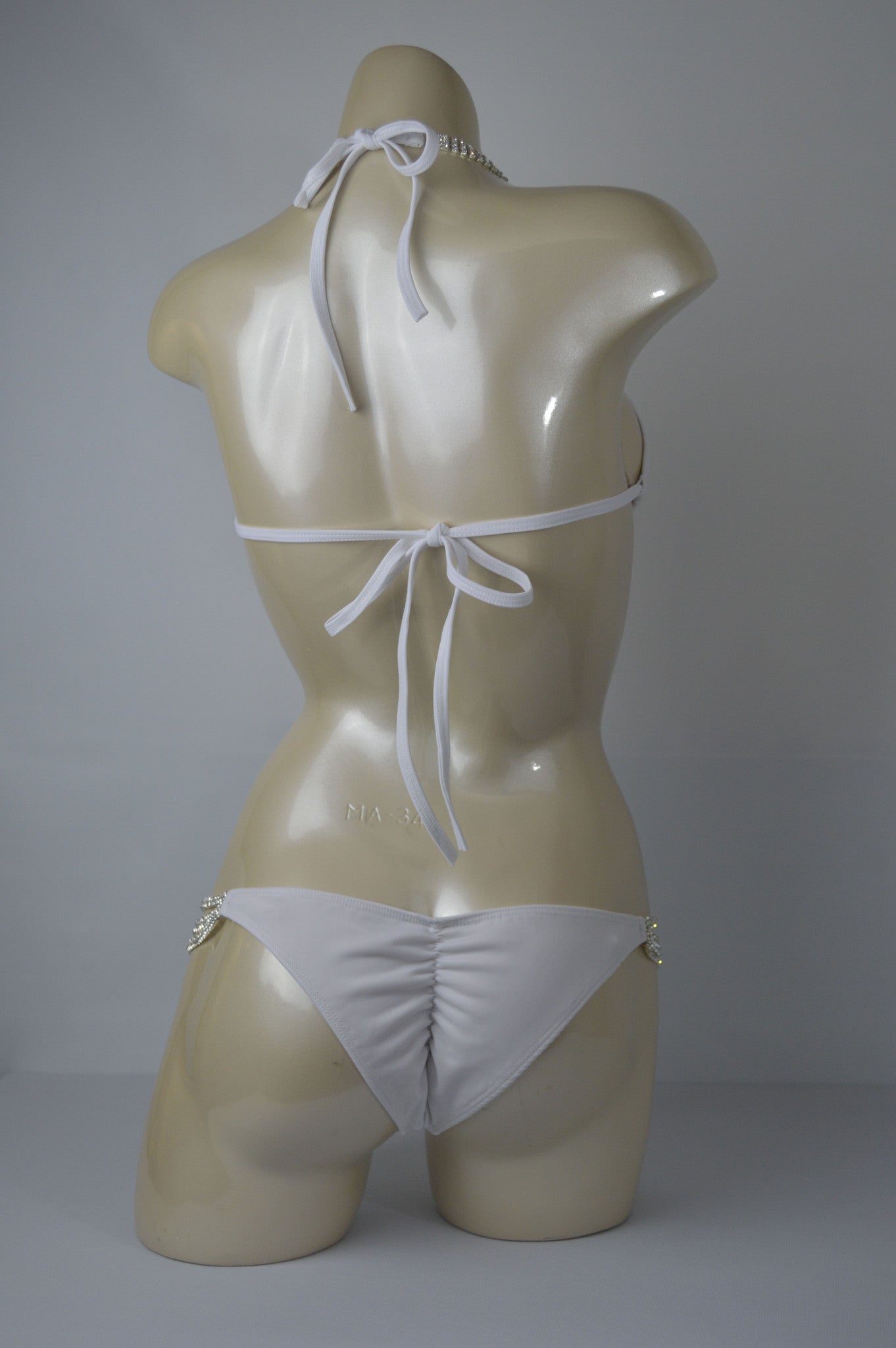 Hot White Posing Suit