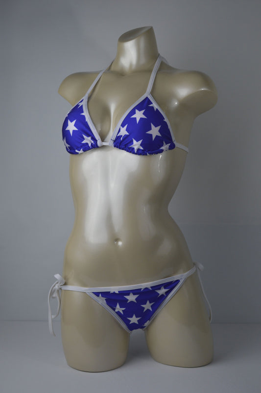Blue & White Strings