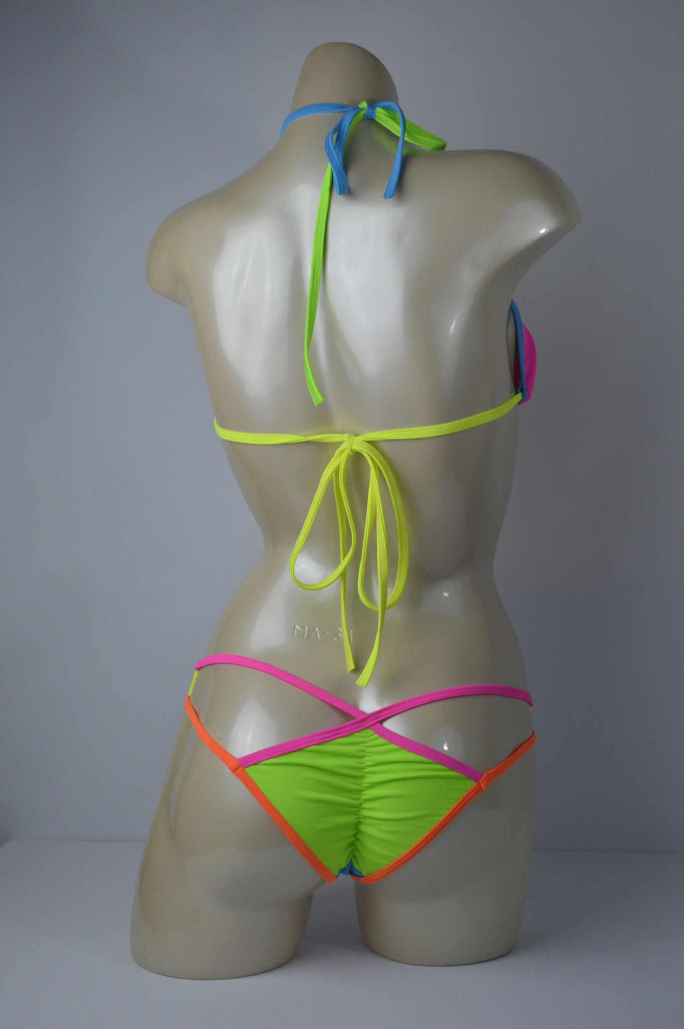 Multi Neon Colored Bikinis