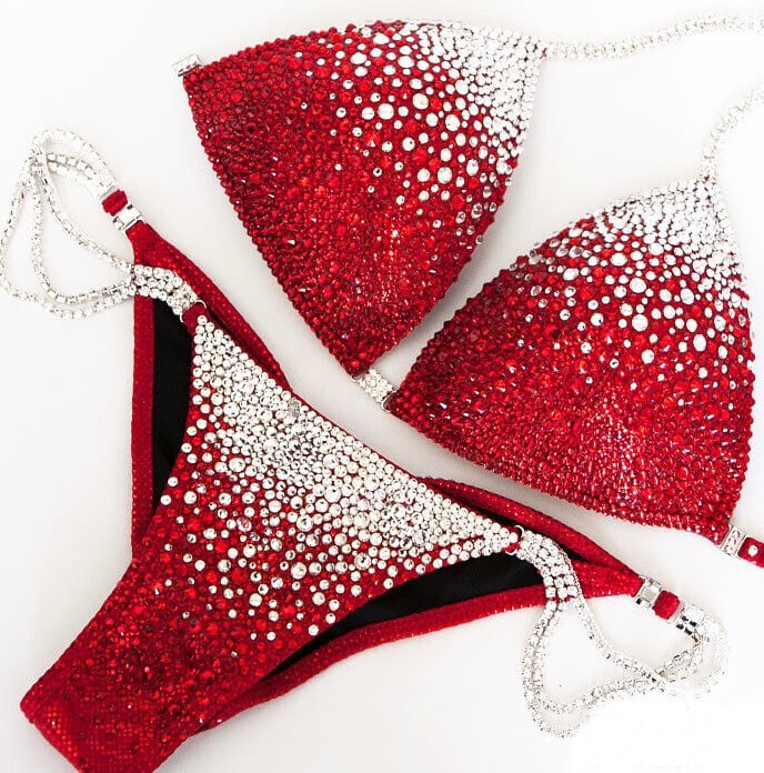 Red on sale sequin bikini