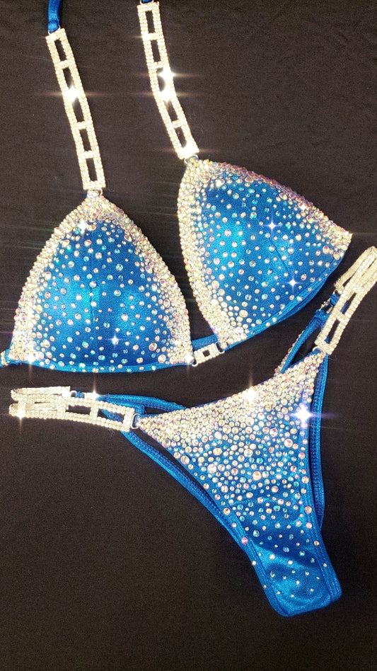 Royal Blue in a Cascade design (TN459)